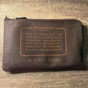 COACH wristlet / organizer / makeup bag